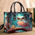Enchanted Owl with Coffee in the Forest Small Handbag