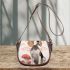 Enchanted pup on mushroom Saddle Bags for Women: Perfect Gift for Girlfriend, Wife, Daughter