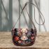 Enchanting fairy in floral haven Saddle Bags for Women: Perfect Gift for Girlfriend, Wife, Daughter