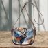 Enchanting watercolor design featuring the majestic elk saddle bag