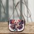 Ethereal blossom serenity Saddle Bags for Women: Perfect Gift for Girlfriend, Wife, Daughter