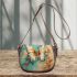 Ethereal white butterfly in nature Saddle Bags for Women: Perfect Gift for Girlfriend, Wife, Daughter