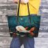 Exciting Adventures and Whimsical Moments with Cute Fish Leather Tote Bag