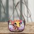 Fantastical floral creature Saddle Bags for Women: Perfect Gift for Girlfriend, Wife, Daughter