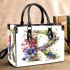 Floral Alphabet Letter R Design 1 Small Handbag