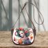 Floral serenity Saddle Bags for Women: Perfect Gift for Girlfriend, Wife, Daughter