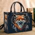 Fox smile with dream catcher small handbag
