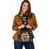 Fox smile with dream catcher shoulder handbag