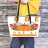 Gobble gobble y all Leather Tote Bag