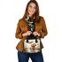 Golden retriever and mushrooms Chic Stylish Shoulder Handbag & Women Totes: Perfect Gift for Girlfriend | Crossbody, Purse, Handbag