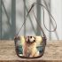 Golden retriever and the open book Saddle Bags for Women: Perfect Gift for Girlfriend, Wife, Daughter