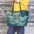 Graceful and Adorable Fish Adding Beauty and Charm to the Ocean Leather Tote Bag