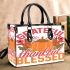 Grateful thankful blessed Small Handbag