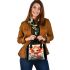 Happy Dragon in Mushroom Land Shoulder Handbag