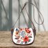 Happy Mother's Day colorful floral Saddle Bag