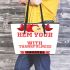 Hem Your Blessings With Thankfulness So They Don't Unravel Leather Tote Bag