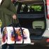 Horse head watercolor splashes 3d travel bag