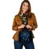 Illustration of owl sitting on dreamcatcher shoulder handbag