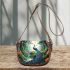 Majestic peacock in enchanted forest Saddle Bags for Women: Perfect Gift for Girlfriend, Wife, Daughter