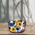 Flowers of marano k electronic music Saddle Bag, Totes, Crossbody, Purse: Bag Gift Idea for Girlfriend, Sitter, Birthday, Women ,Daughter, Mama, Ladies