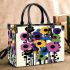 Flowers in the style of marano electronic music Small Handbag, Totes, Crossbody, Purse: Bag Gift Idea for Girlfriend, Sitter, Birthday, Women ,Daughter, Mama, Ladies