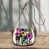 Flowers of marano k electronic music 22 Saddle Bag, Totes, Crossbody, Purse: Bag Gift Idea for Girlfriend, Sitter, Birthday, Women ,Daughter, Mama, Ladies