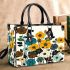 Flowers in the style of marano k electronic music Small Handbag, Totes, Crossbody, Purse: Bag Gift Idea for Girlfriend, Sitter, Birthday, Women ,Daughter, Mama, Ladies