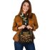 Monkeys smile with dream catcher shoulder handbag