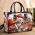 Mushroom table serenity Chic Stylish Small Handbag & Women Totes: Perfect Gift for Girlfriend | Crossbody, Purse, Handbag