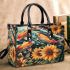 Music notes and Piano and Sunflowers and carp color 2 Small handbag