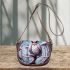 Mystical mushroom owl saddle bag