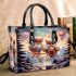 Owl Bonding on Branch Small Handbag