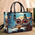 Owl's Cozy Coffee Time Small Handbag