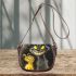 Panther and yellow grinchy smile toothless like saddle bag