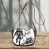 Pig and skeleton king dancing and dream catcher saddle bag