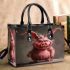 Pigs and red grinchy smile toothless small handbag