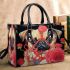 Playful pug and roses Chic Stylish Small Handbag & Women Totes: Perfect Gift for Girlfriend | Crossbody, Purse, Handbag