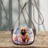 Playful pup in the water Saddle Bags for Women: Perfect Gift for Girlfriend, Wife, Daughter