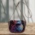 Psychedelic feline fantasy Saddle Bags for Women: Perfect Gift for Girlfriend, Wife, Daughter