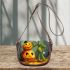 pumpkin grinchy smile and skeleton king 3D Saddle Bag Saddle Bag