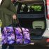 Purple crocuses and purple butterflies 3d travel bag