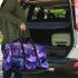 Purple crocuses with butterflies 3d travel bag