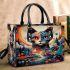 Rainbow cat balloon adventure small handbag