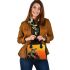 Red eyed tree frog on hilltop bright sunrise shoulder handbag