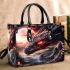 Red eyes dragon with dream cathcer small handbag