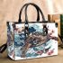 Sea turtle waves and flowers small handbag