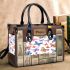 Seamless pattern of colorful butterflies small handbag