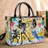 skeleton party with dogs cats and guitar trumpet Small handbag