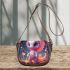 Smiling fantasy creature Saddle Bags for Women: Perfect Gift for Girlfriend, Wife, Daughter