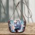 Snowy owls in magic forest Saddle Bags for Women: Perfect Gift for Girlfriend, Wife, Daughter